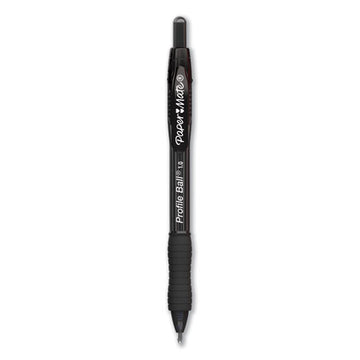 Paper Mate® Profile Ballpoint Pen, Retractable, Medium 1 Mm, Black Ink, Translucent Black Barrel, Dozen freeshipping - TVN Wholesale